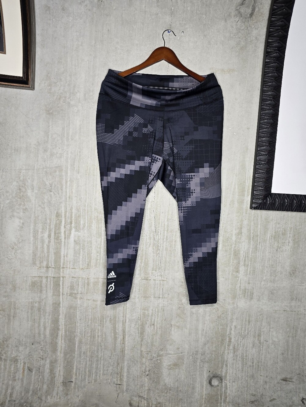 Adidas/Peloton 2X Womens Granite/night Grey/black Leggings